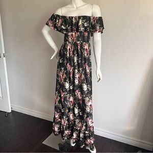 Versatile Long Floral Maxi Dress